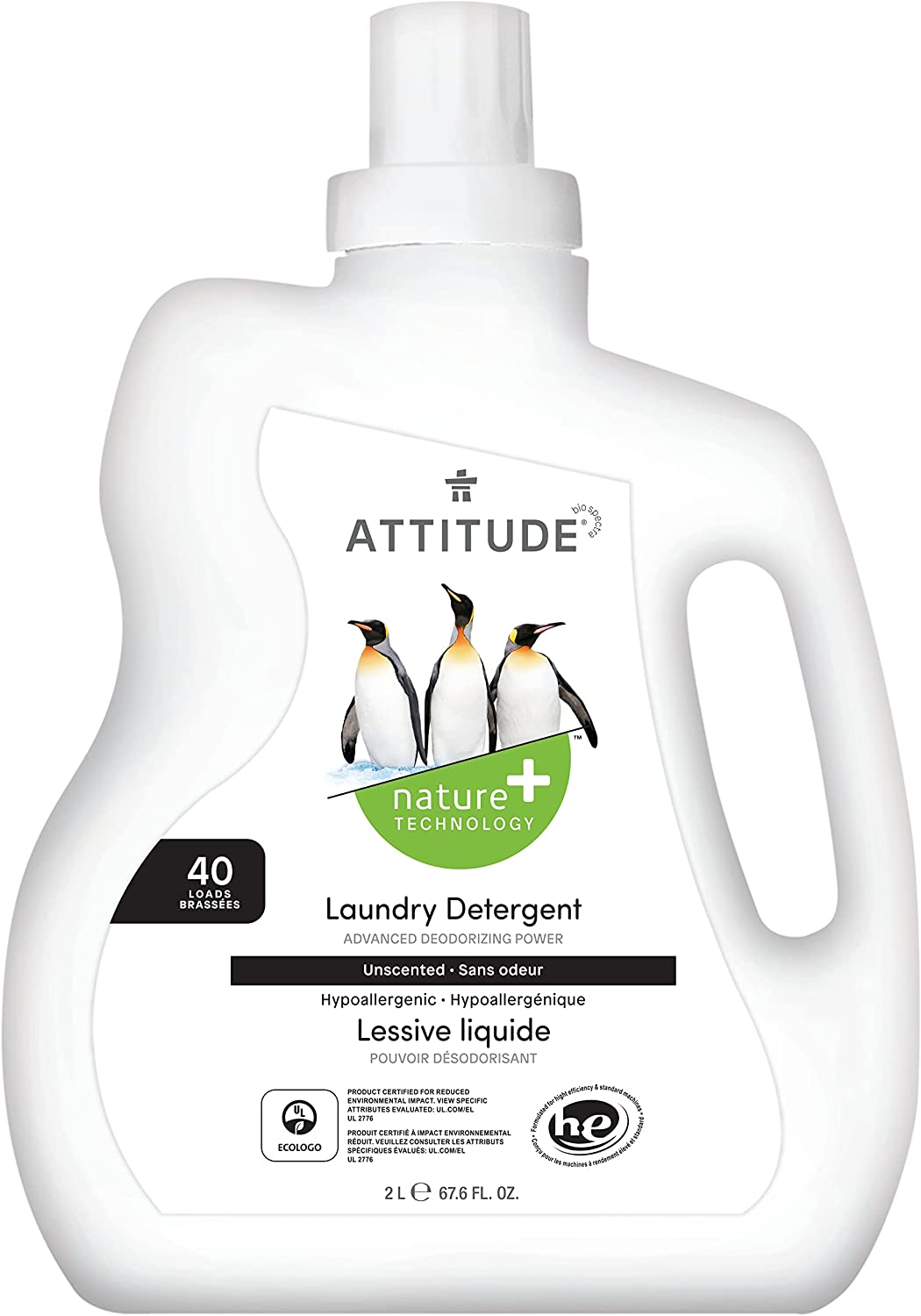 626232120431-ATTITUDE-Laundry Detergent 40 Loads Unscented