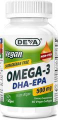 895634000638-DEVA-Vegan Omega-3 DHA-EPA 500 mg