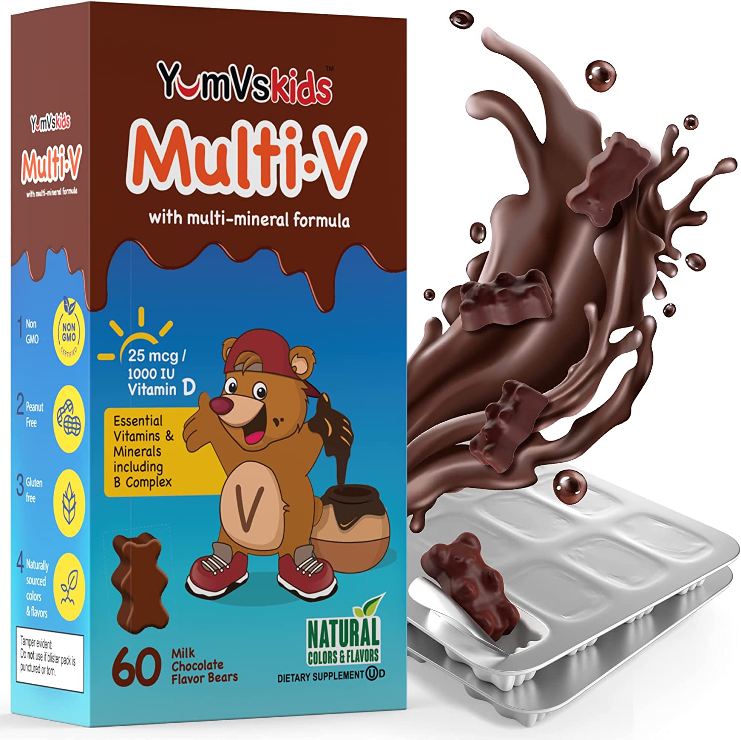 899105001551-YUM-V'S-Multi-V Milk Chocolate Bears