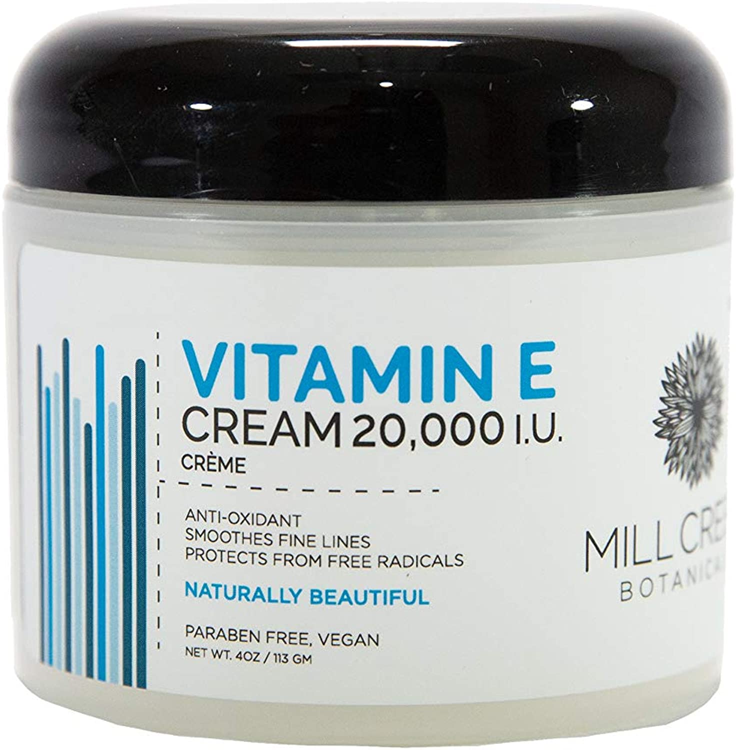 082982083707-MILL CREEK BOTANICALS-Vitamin E Cream 20 000 IU