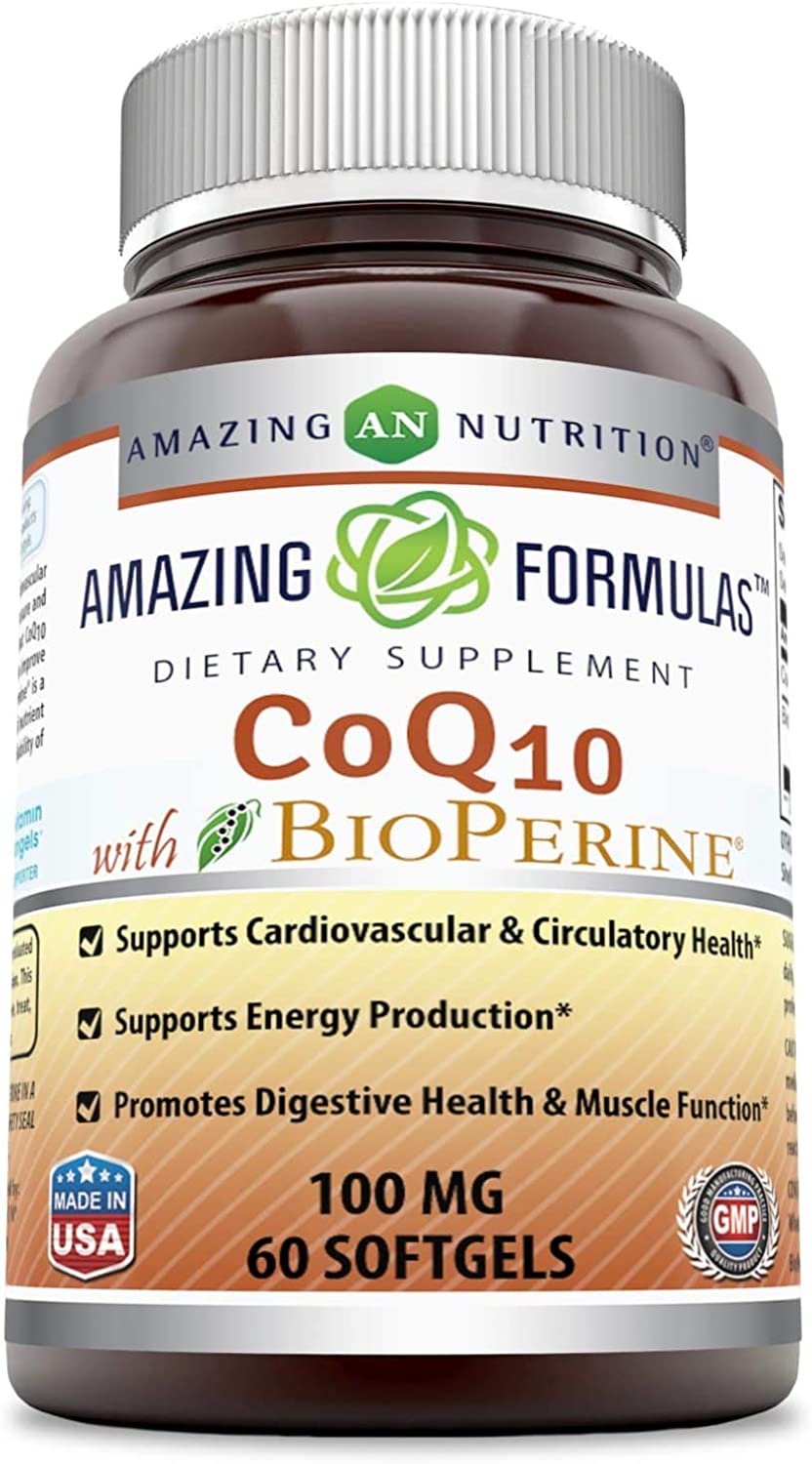 819209024331-AMAZING NUTRITION-Amazing Formulas CoQ10 with Bioperine 100 mg
