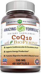 819209024331-AMAZING NUTRITION-Amazing Formulas CoQ10 with Bioperine 100 mg