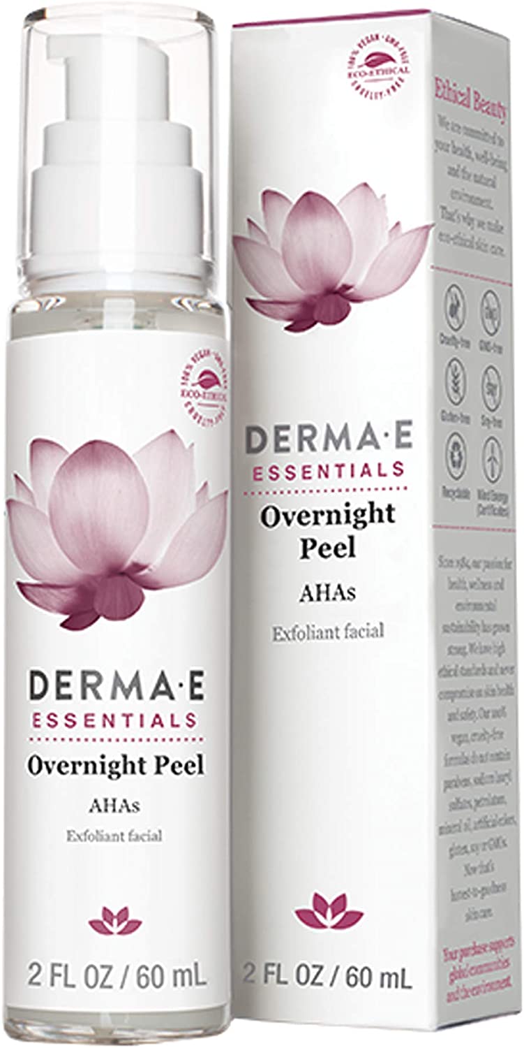 030985014907-DERMA E.-Overnight Peel with Alpha Hydroxy Acids