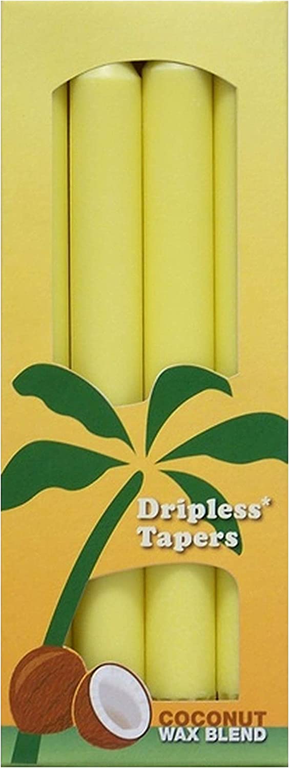 760860721308-ALOHA BAY-Candle 9" Taper Yellow