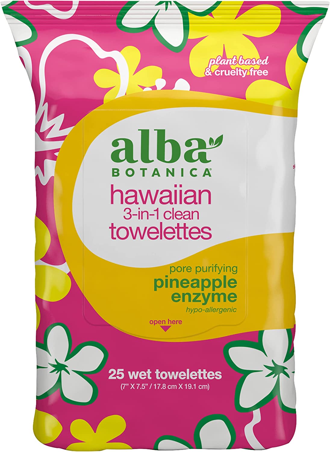 724742008093-ALBA BOTANICA-Hawaiian 3-in-1 Clean Towelette