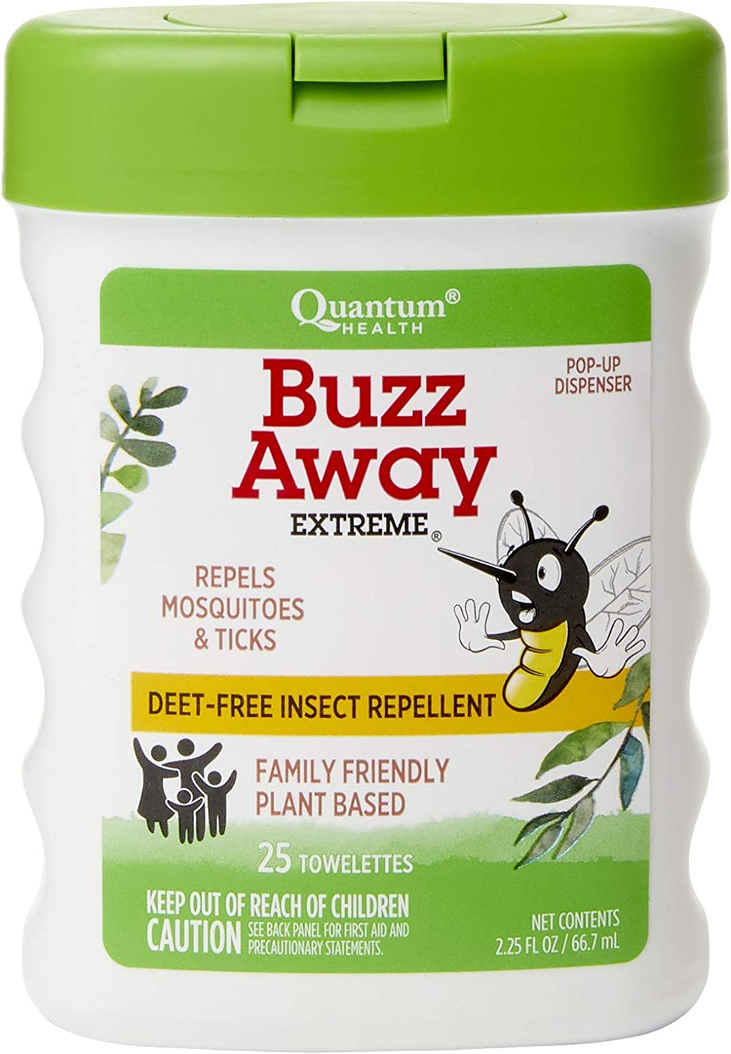 046985016575-QUANTUM-Buzz Away Extreme Repellent Pop-Up Towelette Dispenser