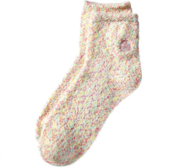 073377919152-EARTH THERAPEUTICS-Hemp Seed Oil Aloe Socks Peach Confetti