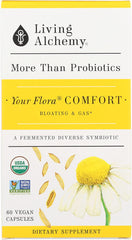 628233913005-LIVING ALCHEMY-Your Flora Probiotics Comfort: Gas and Bloating