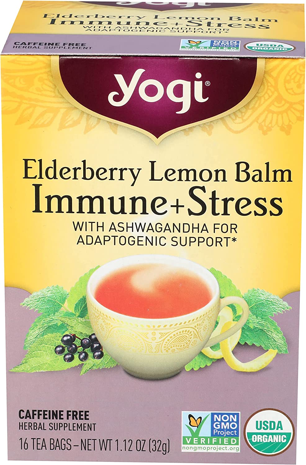 076950208162-YOGI TEA-Elderberry Lemon Balm Immune + Stress