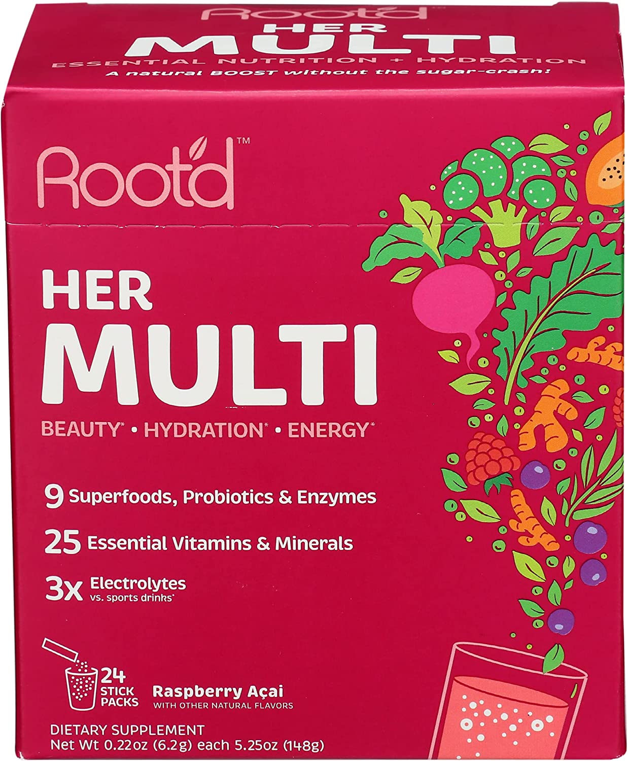 850009805041-ROOT'D-Her Multi Sparkling Vitamin Mix Raspberry Acai