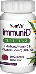 810048610129-YUM-V'S-Immuni-D (Elderberry +C +D) Adults