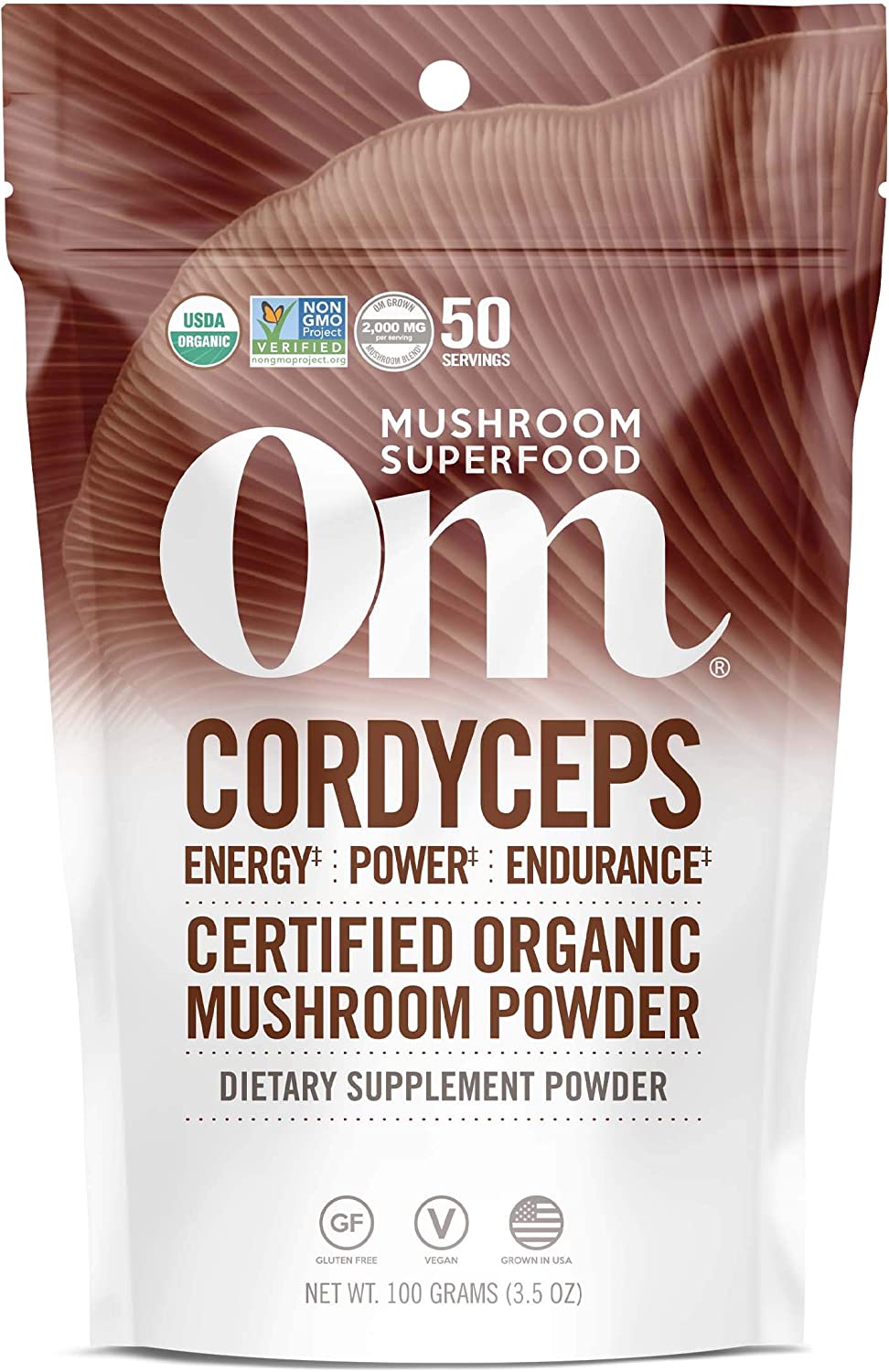 892392002003-OM MUSHROOM-Cordyceps Mushroom Superfood Powder