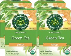 032917001498-TRADITIONAL MEDICINALS TEAS-Organic Green Tea w/ Ginger