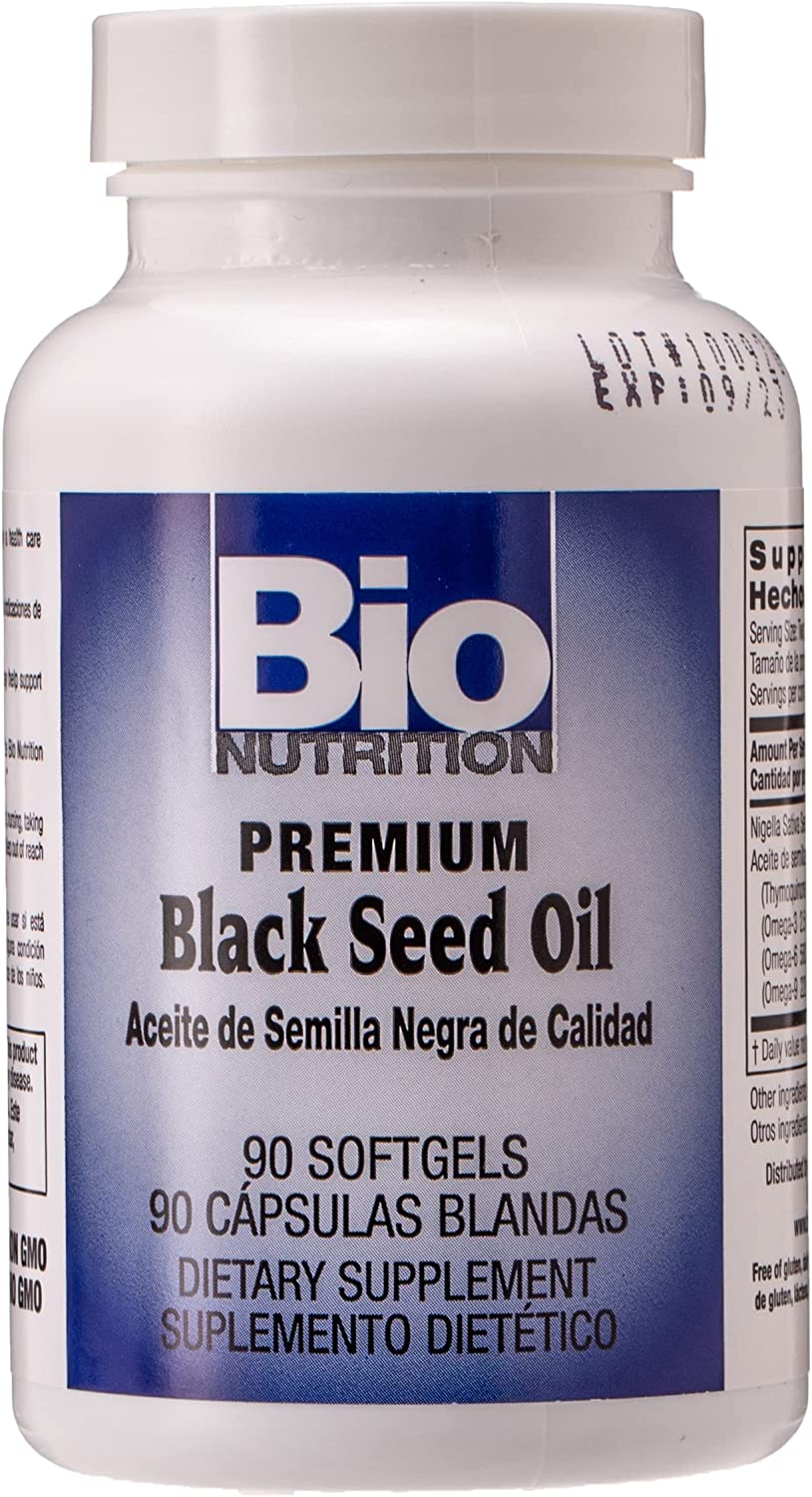 854936003792-BIO NUTRITION-Premium Black Seed Oil 1 000 mg SoftGels