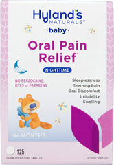 354973332416-HYLANDS-Baby Nighttime Oral Pain Relief Tablets