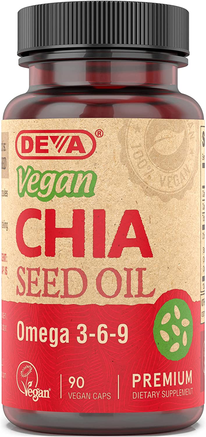 895634000263-DEVA-Vegan Chia Seed Oil 500 mg