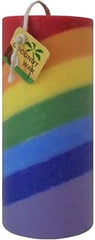 Candle Pillar Rainbow Coconut, 1 Unit by Aloha Bay