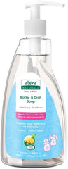 Aleva Naturals Hypoallergenic Bottle and Dish Wash Liquid, Plant-Based Cruelty-Free Formula with Refreshing Water Lily Scent, Dish Soap to Clean Baby Feeding Cups and Breast Pumps - 500ml