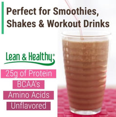 Olympian Labs Pea Protein Powder, Unflavored - 25g of Protein, Plant Based Vegan Friendly, Low Net Carbs, Gluten Free, Lactose Free, No Sugar Added, and Soy Free
