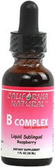California Natural B Complex Sublingual Supplement, Raspberry, 1 Ounce