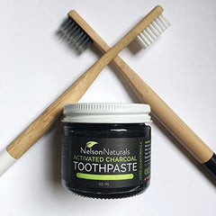 Nelson Naturals Activated Charcoal Toothpaste 3.3 oz- Peppermint