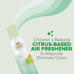 Citrus Magic Natural Odor Eliminating Air Freshener Spray, Fresh Citrus, 6-Ounce