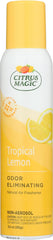 Citrus Magic Natural Odor Eliminating Air Freshener Spray, Tropical Lemon, 3-Ounce