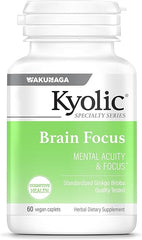 Kyolic Specialty Series, Brain Focus, Mental Acuity & Focus, 60 Caplets