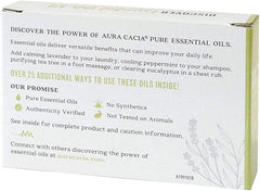 Aura Cacia Discover Essential Oils Kit, 4-Pack, Lavender, Eucalyptus, Peppermint & Tea Tree Oils, Excellent Starter Set