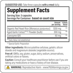 Kyolic Aged Garlic Extract Formula 114, Red Rice Yeast & Coq10, 75 Capsules (Packaging May Vary)