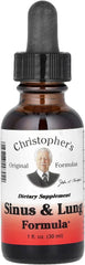 Christopher's Original Formulas Sinus & Lung Formula, 1 fl oz (30 ml)