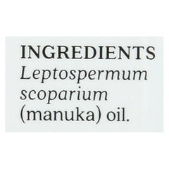 Aura Cacia Manuka Essential Oil | GC/MS Tested for Purity | 15ml (0.5 fl. oz.)