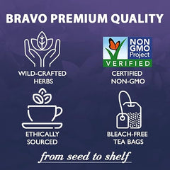 Bravo Tea Energy and Stamina Caffeine Free 20 Tea Bags