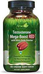 Irwin Naturals Testosterone Mega-Boost Red 56 Sgels