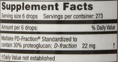 Mushroom Wisdom, Inc. Maitake D Fraction Pro 4X ,2.02 Fl Oz