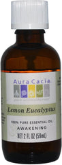 Aura Cacia Aromatherapy Lemon Eucalyptus Essential Oil 2 Oz. Bottle