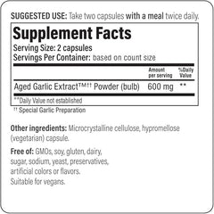 Kyolic Aged Garlic Extract Formula 300 Vegan, 120 Capsules