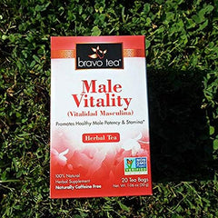 Bravo Tea Male Vitality Caffeine Free 20 Tea Bags