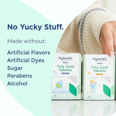 Hyland�s Baby Tiny Cold Tablets, Day & Night Value Pack, Infant and Baby Cold Medicine, Decongestant, Runny Nose & Cough Relief, 250 Quick-Dissolving Tablets