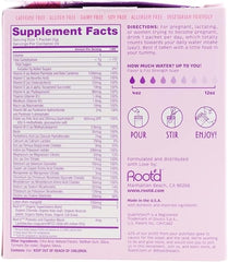 Root'd - Prenatal Multivitamin Fizzy Healthy Drink Mix Lemon Ginger - 24 Stick Pack(s)