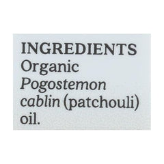 Aura Cacia100% Organic Essential Oil, Patchouli, 0.25 Oz