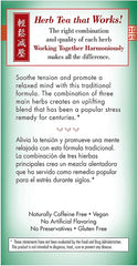 Bravo Tea Triple Stress Relief Caffeine Free 20 Tea Bags
