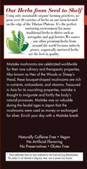 Bravo Tea Maitake Mushroom Herbal Tea, Caffeine Free 20 Tea Bags