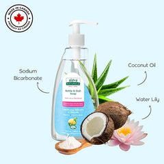 Aleva Naturals Hypoallergenic Bottle and Dish Wash Liquid, Plant-Based Cruelty-Free Formula with Refreshing Water Lily Scent, Dish Soap to Clean Baby Feeding Cups and Breast Pumps - 500ml