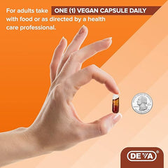 DEVA Nutrition Vegan Pumpkin Seed Oil 500 mg, Cold-Pressed & Unrefined - 90 Capsules, 1-Pack