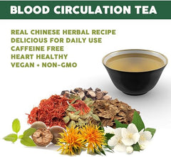 BRAVO TEAS&HERBS Blood Circulation Herbal Tea, Caffeine Free, 20 Count