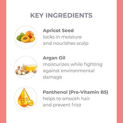 Derma E Nourishing Conditioner with Apricot & Argan Oil � Sulfate Free Frizz Control Conditioner � Color Care Hair Product for Strength and Shine, 10 oz
