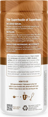 OM Mushroom Superfood Coffee Latte Blend Mushroom Powder, 8.47 Ounce Canister, 30 Servings, Lion's Mane, Cordyceps, Reishi, Chaga, Energy & Mental Clarity Support Supplement
