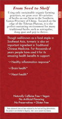 Bravo Teas & Herbs Tumeric Tea, Caffeine Free, 20 Tea Bags (PL689535)