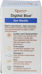 Quantum Health Digital Blue Eye Health, 60 Softgels
